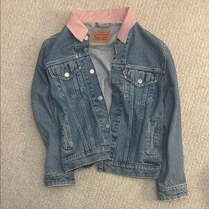 Levi's Denim Jacket with Pink Accents
